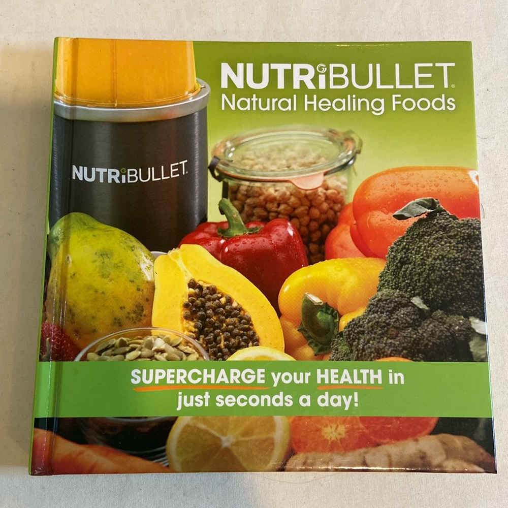 ❤️NutriBullet Natural Healing Foods Recipes cookbook Hardcover